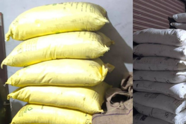 कटारीमा कालोबजारीको दुई सय बोरा मल नियन्त्रणमा